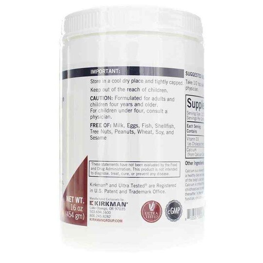 Calcium with Vitamin D-3 Powder, KRK